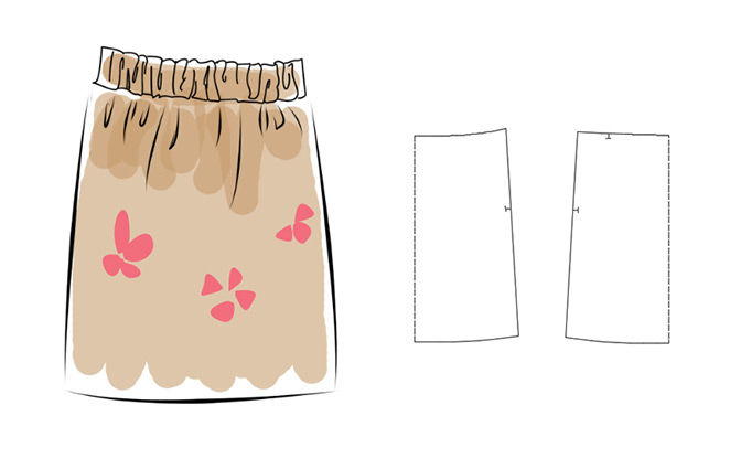 Как сшить летнюю юбку на резинке: простая летняя юбка своими руками