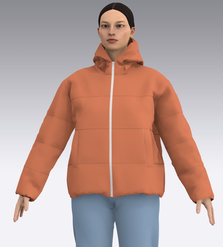 Выкройка зимней детской куртки KP160919